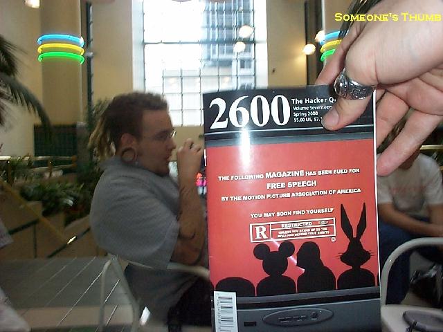 kenny unknowingly posing with the new 2600 issue.