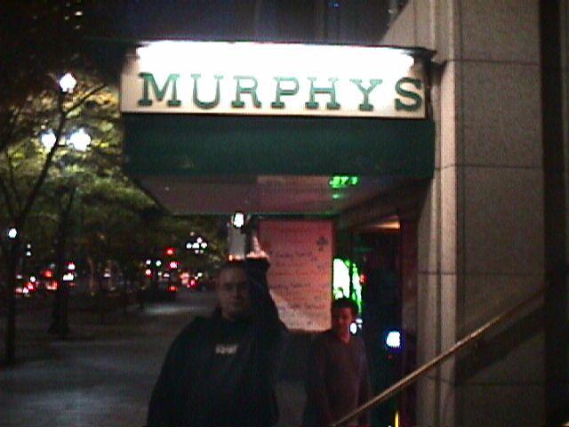 Murphys is where those of us that are 21 head after the 2600 meetings, you must have actually been on a BBS to attend.
