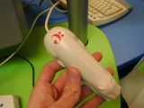 A CueCat, Radio Shacks latest Giveaway, pretty much everyone got one of these.