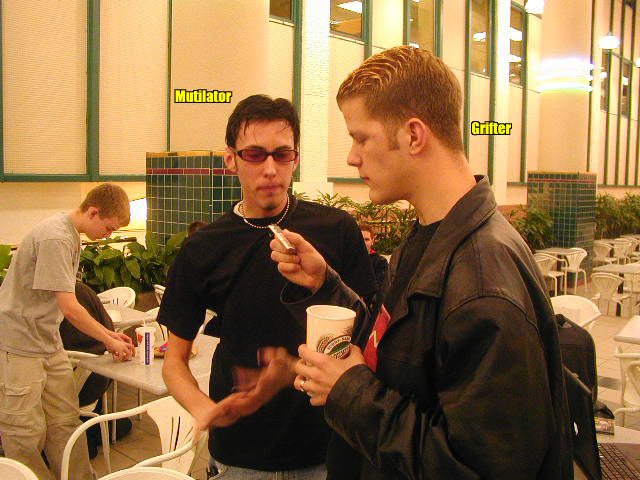Mutilator and Grifter, just Bullshittin about the finer points of Alternate means of Identification.