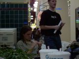 Giving my talk about Script Kiddies.