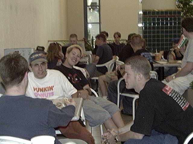 A nice shot of the group, everyone doing their own thing.