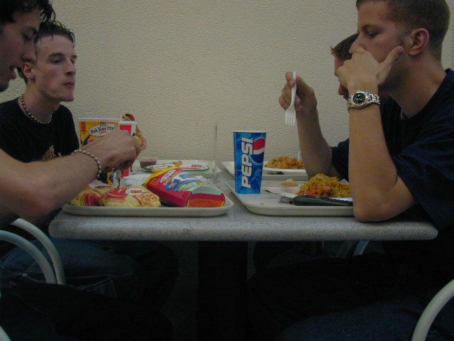 The Post-Protest meal.
