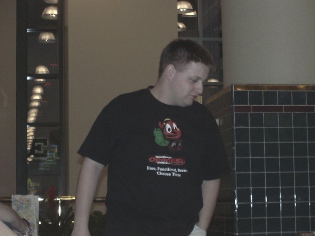 Just Adept and his OpenBSD Shirt.