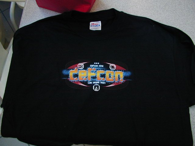 This is the Bribe, the person with the best talk for November gets this shirt.
