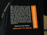 My (Grifter) Hackerspotting shirt, courtesy of the Moloch Crew.