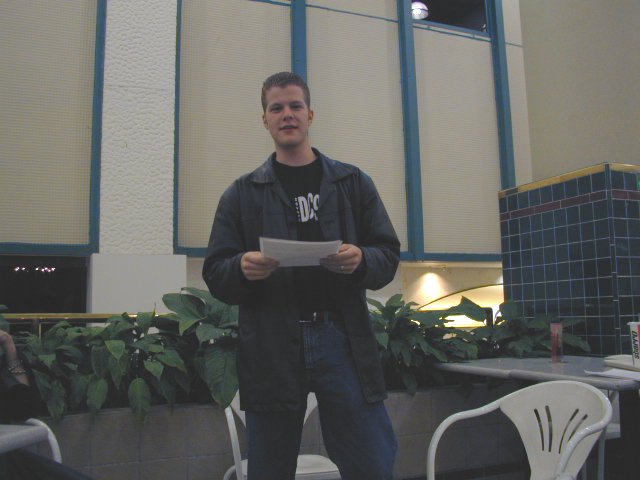 Giving a talk on VNC.