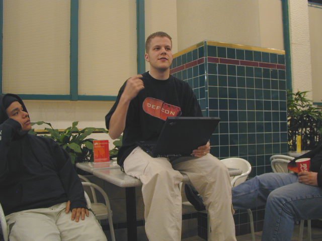 I(Grifter) gave a talk on SAM files and password hashes.