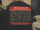 The Back of my DefCon 8 Shirt.