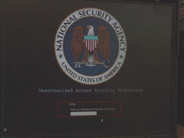 My laptop login screen.