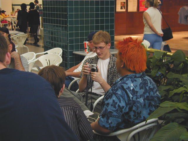 Sadly, Manic caught that little boy and died his hair orange.