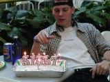 It was serials birthday so lilith made him a cake.