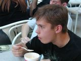 That is Licyeus, hes eating some Ice Cream or something. Mmmm, Ice Cream