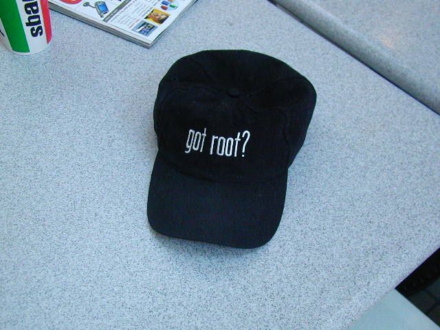 Someones .Got Root?. hat.
