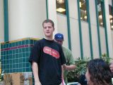 Me(Grifter) announcing the beginning of the talks.