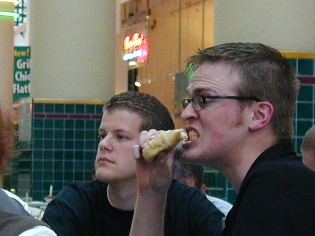 Holy Monkey Balls!! SigningiS is chowing down.