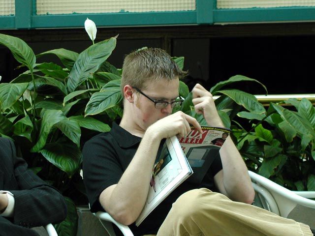 Put down the magazine! You can read Linux Journal at home.