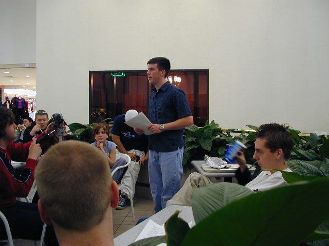 Durden gave an intro to Quantum Cryptography.  I think this talk went a little over a couple of our heads.