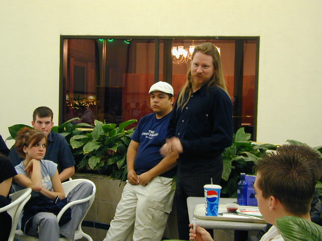 Eric Hughes stood up and introduced himself and his works with PGP.