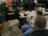 Ironman, Durden, Dedhed, and Kampf enjoying some post-meeting banter.