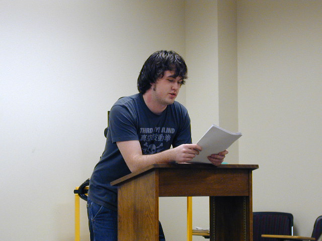 Adrenaline begins his talk on IPv6.