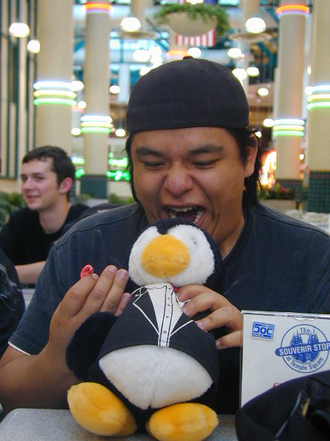 That poor penguin.
