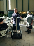 Kenny showed up with his segway and let us all test-drive it.