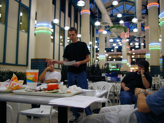 Tierra gave a talk.  I honestly can't remember what it was on.