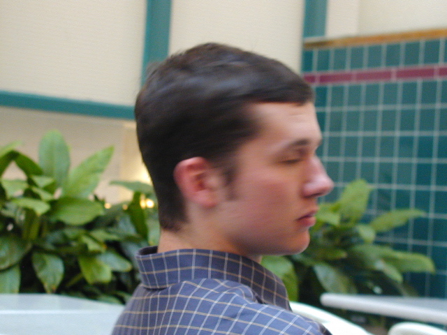Oldskools with his eyes closed.