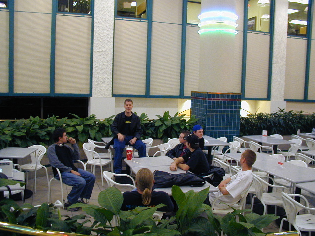 Grifter addressing the group like the Greek god he thinks he is.